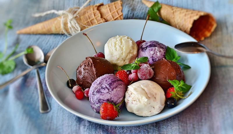 Assortment of heavenly desserts